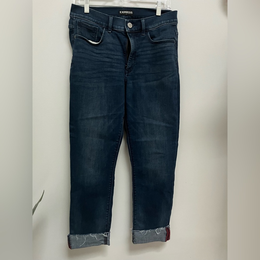 Express high rise cropped skinny